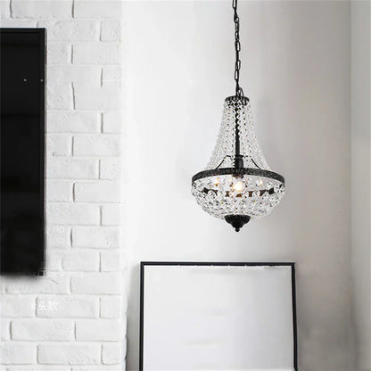 DecorBites™ Crystal Chandelier Pendant Lamp for Dining Room and Living Room