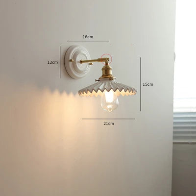 DecorBites™ Copper Arm LED Wall Sconce for Bedroom Bathroom Mirror Stair Light