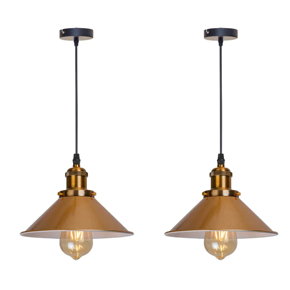 DecorBites™ Industrial Retro LED Hanging Chandelier Pendant Light for Home Dining, Bar, and Restaurant Décor