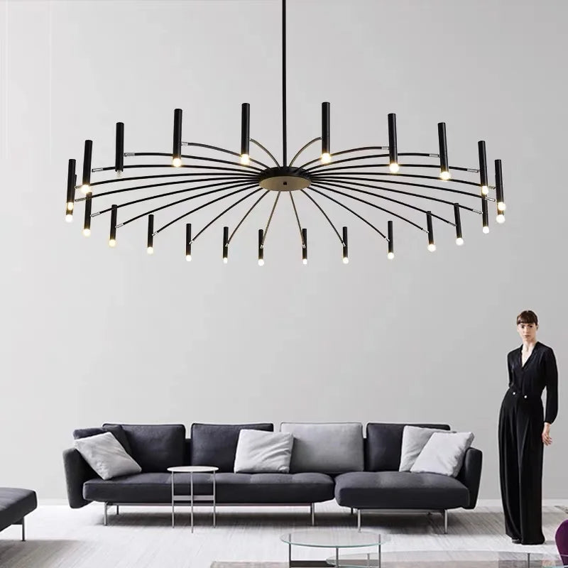 ™ LED Chandelier: Modern Nordic Design for Living Room, Bedroom, Office, Study - Home Décor Lighting