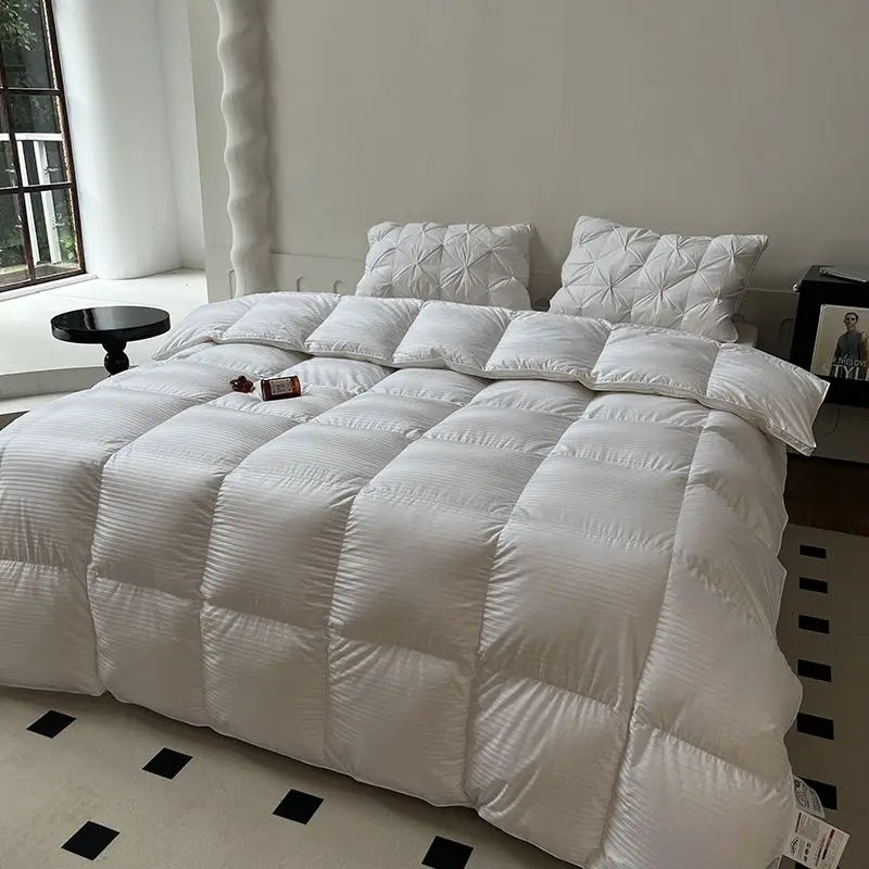 DecorBites™ Luxe Goose Down Winter Duvet | Queen King Size Comforter Quilt Core