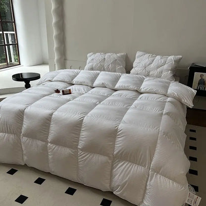 DecorBites™ Luxe Goose Down Winter Duvet | Queen King Size Comforter Quilt Core