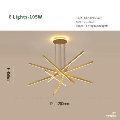 DecorBites™ Luminous Ceiling Plate Chandelier: Modern Aluminum LED Light for Living Room Dining Table