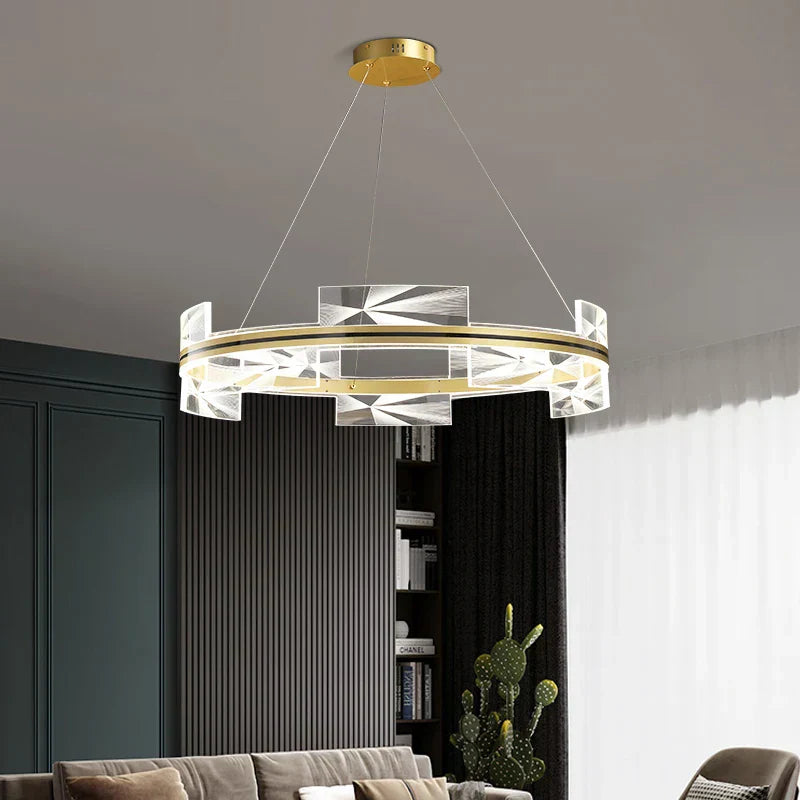 ™ Gold Aluminum Plating LED Pendant Lights for Home Decor