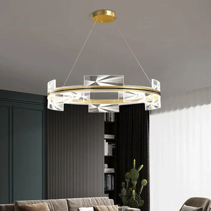 ™ Gold Aluminum Plating LED Pendant Lights for Home Decor