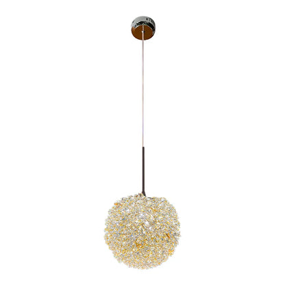 DecorBites™ Crystal Ball Pendant Light: Warm & Romantic Bedhead Luxury Lighting