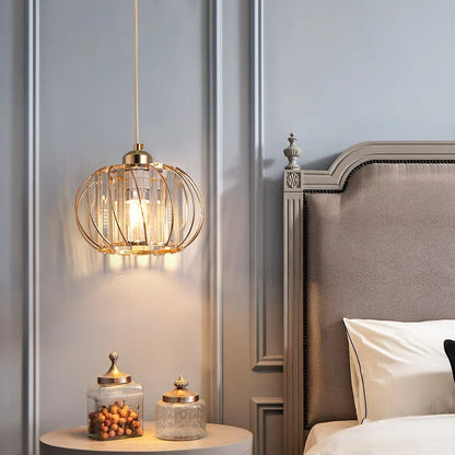 DecorBites™ Crystal Chandelier Lantern Pendant Light Fixture for Modern Home Décor