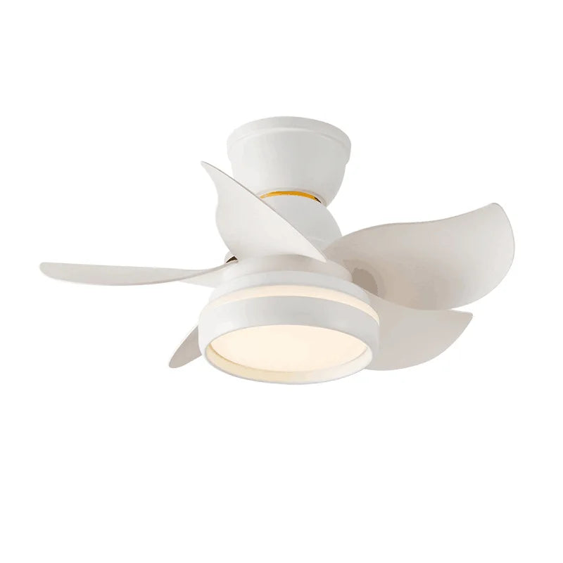 DecorBites™ 22" Ceiling Fan with Light & Remote Control, Small Mini Kids Room Fan in Pink/White/Black/Yellow
