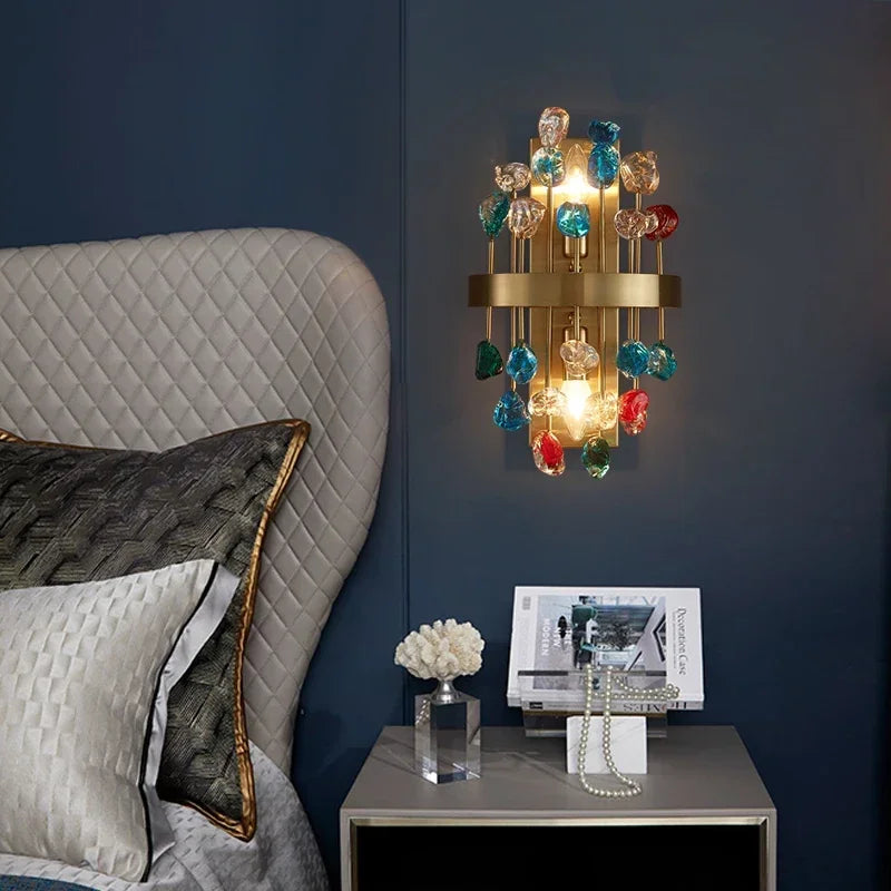 DecorBites™ Crystal Chandelier LED Lighting Fixture for Dining Room & Kitchen Island