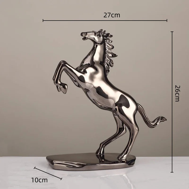 DecorBites™ Lucky Horse Resin Home Decoration Sculpture