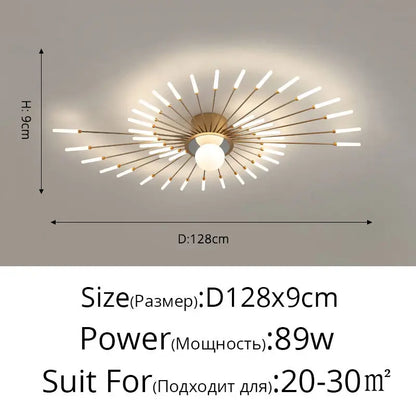 DecorBites™ LED Chandelier for Modern Living Kids Room Bedroom Hall Lighting Decor