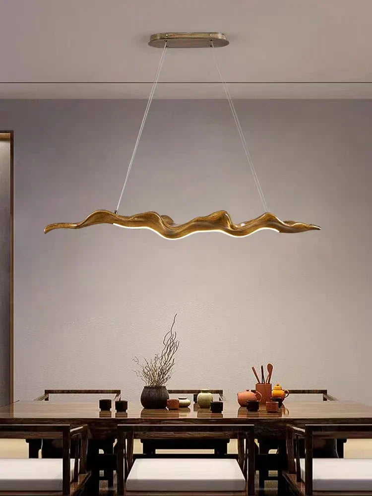 ™ Leaf Pendant Lights: Dimmable RC Hanging Lamp for Indoor Decor Lighting