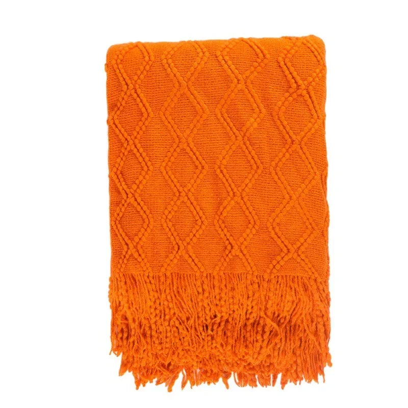 ™ Knitted Woolen Blanket - Cozy Home Accent and Travel Essential