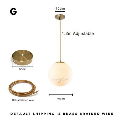 DecorBites™ Glass Ball LED Chandelier - Minimalist Nordic Art for Home, Restaurant, Bar & Bedroom