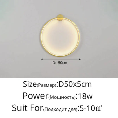 DecorBites™ Elegant Round Wall Sconces for Home Indoor Lighting