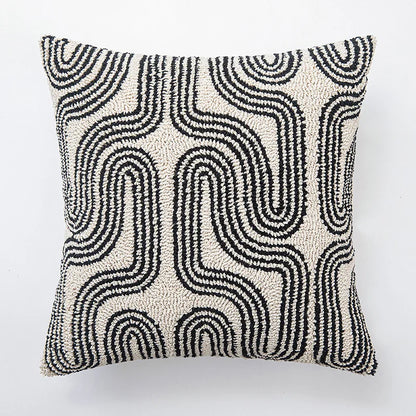 DecorBites™ Geometric Line Art Cushion Cover for Home Sofa Bed