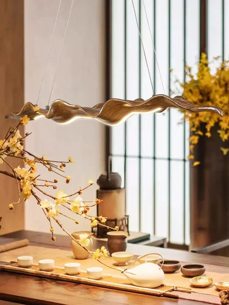 ™ Leaf Pendant Lights: Dimmable RC Hanging Lamp for Indoor Decor Lighting