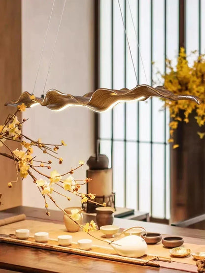 ™ Leaf Pendant Lights: Dimmable RC Hanging Lamp for Indoor Decor Lighting