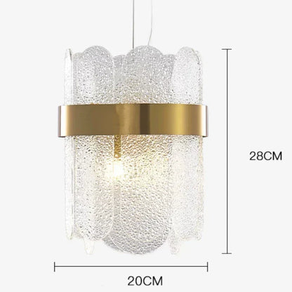 DecorBites™ Gray Glass Wall Lamp - Modern Living Room Decor Sconce Light
