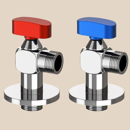 DecorBites™ Angle Valve: Wall Mounted Water Volume Toilet Inlet One Out, Cold Hot.