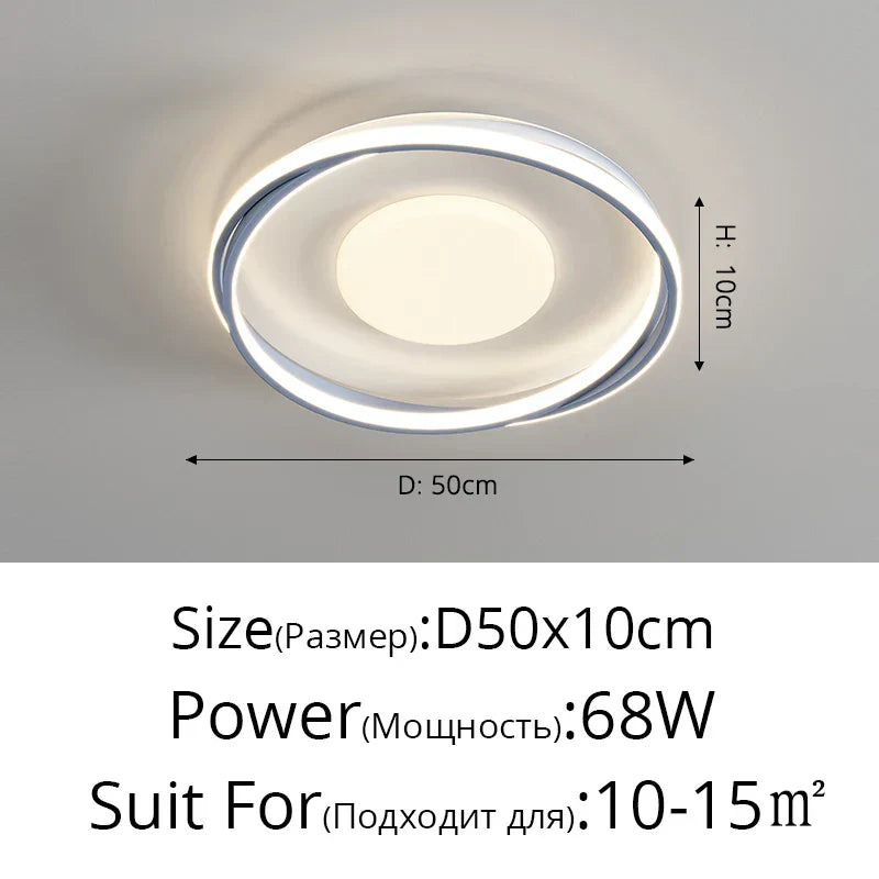 DecorBites™ Acrylic Chandelier: Minimalist Indoor Light for Living Room, Bedroom, and Kitchen