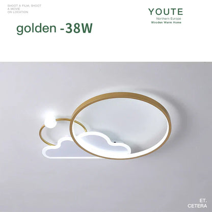 DecorBites™ Kids LED Ceiling Light: Modern Nursery Chandelier for Bedroom, Smart Cartoon Lamp