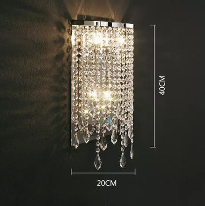 DecorBites™ Crystal Chandelier Luxury Pendant Light for Living Dining Room LED Fixture