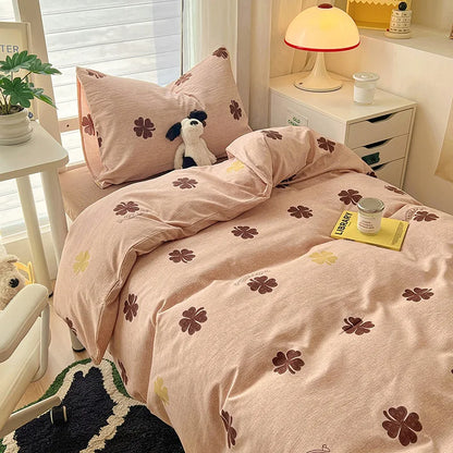 DecorBites™ Cartoon Style Cotton Printed Bedding Sets in Single/Double Size
