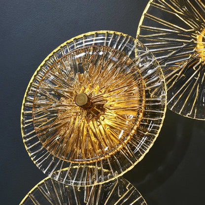 DecorBites™ Crystal Wall Lamp: Modern Glass LED Sconces for Living Room, Bedroom, and Corridor