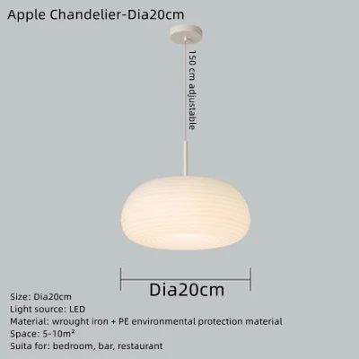 DecorBites™ Apple Shape LED Ceiling Chandelier for Bedroom, Kitchen & Dining Room
