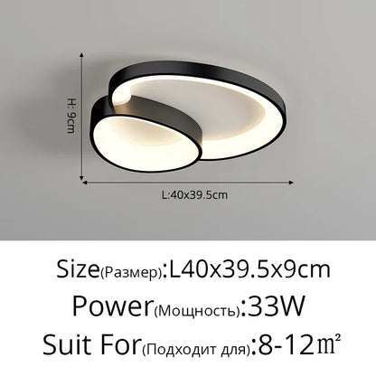 ™ LED Ceiling Chandelier Lights with Remote Control for Living Room, Bedroom, Dining Room