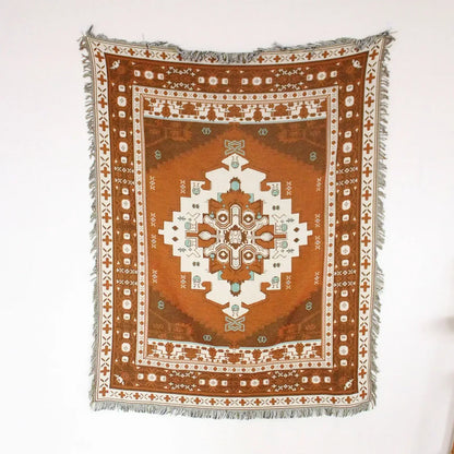 DecorBites™ Geo Tassel Picnic Mat & Sofa Cover