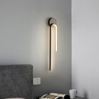 DecorBites™ Black Gold LED Wall Lamp Modern Minimalism Indoor Home Decor Fixture