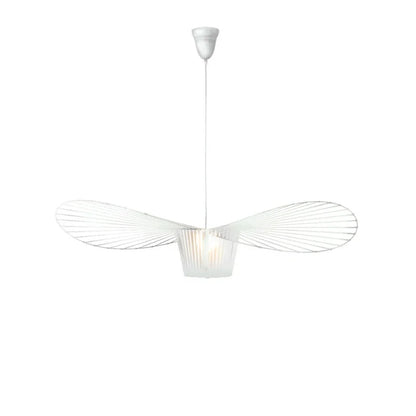 DecorBites™ Black Rattan Hat Pendant Lamp LED Chandelier for Home Decor