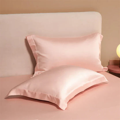 DecorBites™ Egyptian Cotton Pillowcase Set - Solid Color Pillow Shams Covers