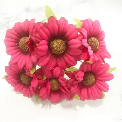 DecorBites™ 200pcs Mixed Rose Red Flower Cherry Stamen Berries Bundle for DIY Decor