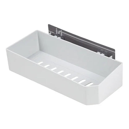 DecorBites™ Bathroom Shelves Wall Mounted Shower Organizer Basket Storage Rack