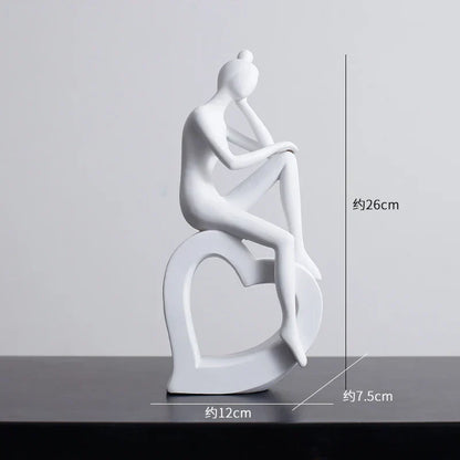 Abstract Figures Sculpture Modern Minimalism Decor Room Crafts DecorBites™ Aesthetics