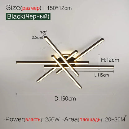 2023 DecorBites™ Nordic LED Ceiling Chandelier for Living, Dining, and Bedroom