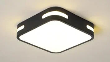 DecorBites™ Black LED Chandeliers for Living Dining Bedroom Hall Kitchen: Modern, Simple Indoor Lighting