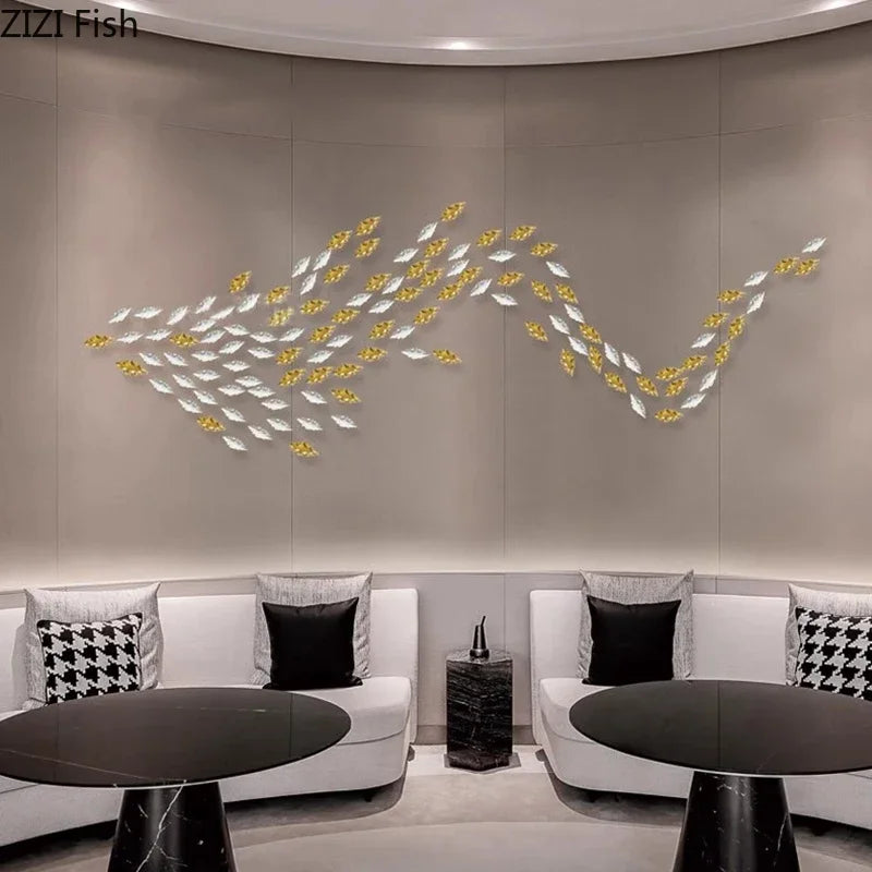 DecorBites™ Ginkgo Leaves Wall Hanging Ornaments | Living Room Background Decor