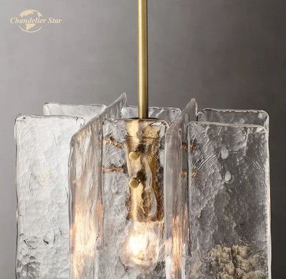 DecorBites™ LED Glass Pendant Light, Modern Small Chandeliers for Bedroom, Dining Room, Kitchen Island
