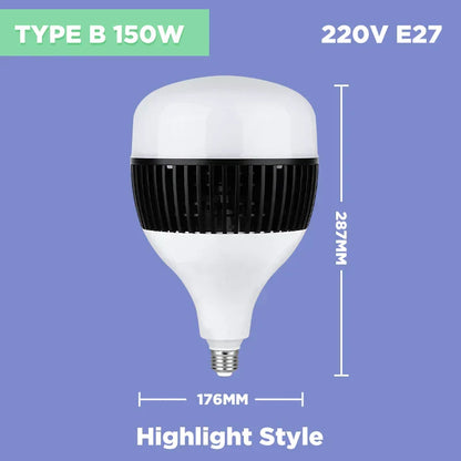 DecorBites™ 100W E27 Super Bright LED Bulb for Home Kitchen Garage Lighting