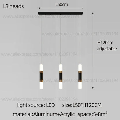 DecorBites™ LED Staircase Chandelier: Modern Duplex Home Lighting for Architectural Decoration