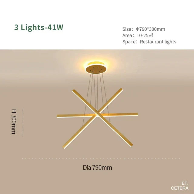 DecorBites™ Luminous Ceiling Plate Chandelier: Modern Aluminum LED Light for Living Room Dining Table