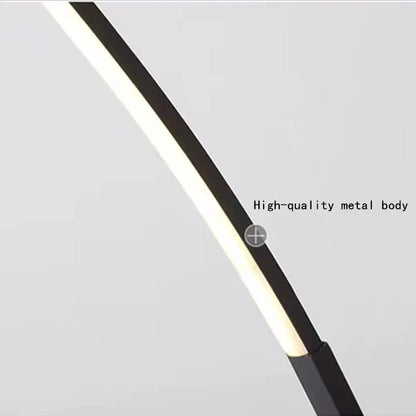 DecorBites™ C-shaped Arc Floor Lamp LED Dimmable Remote Control for Living Room Bedroom