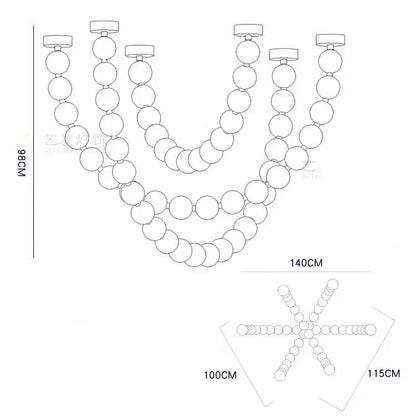 DecorBites™ Contemporary LED Pendant Chandeliers for Living and Dining Room