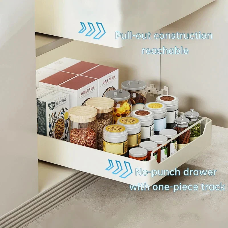 ™ Kitchen Organizer Rack for Cabinets Storage and Tableware - Slide Dish Rack