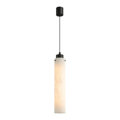 DecorBites™ Black Gold Marble Cylinder Pendant Light for Modern Home Decor
