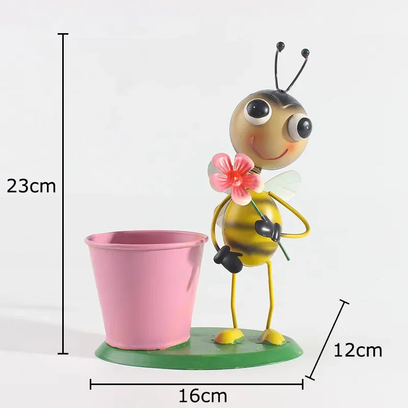 DecorBites™ Ants Gardener Vase: Creative Plant Pots for Aesthetic Room Decor